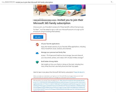 Share your Microsoft 365 Family subscription.